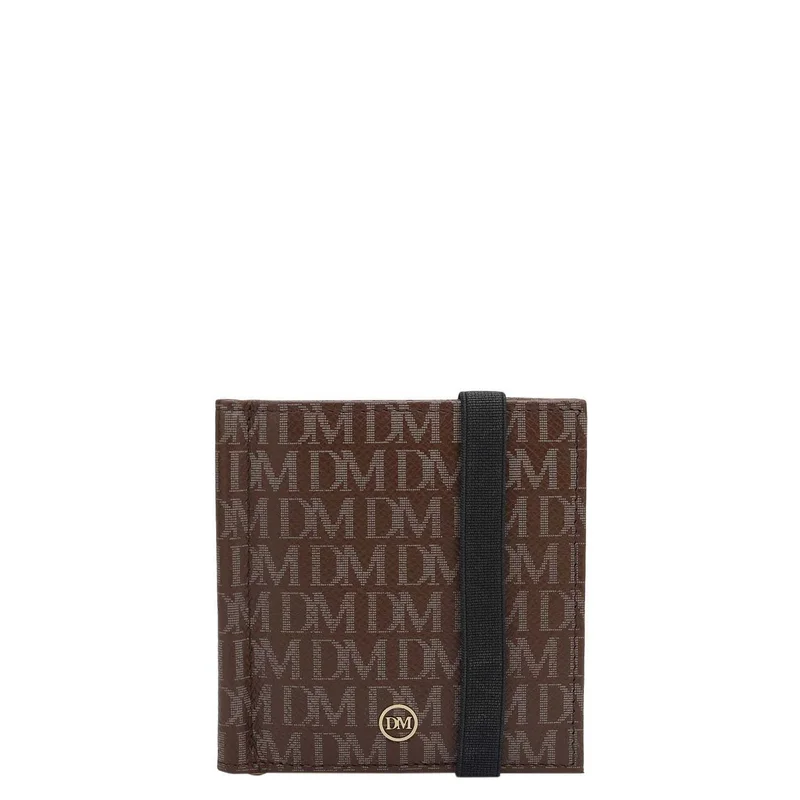 Da Milano Monogram Leather Money Clip - Date